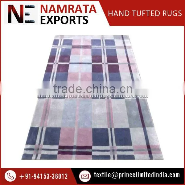 Supreme Grade Modern Hand Tufted Carpet by Leading Producer