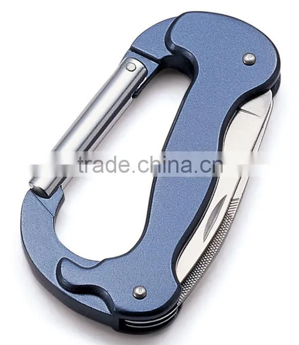 With Bottle Opener Multifunction Aluminum Carabiner Hook