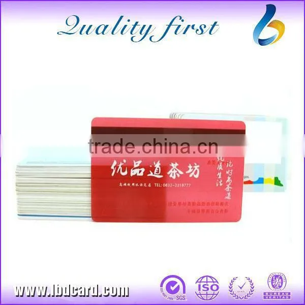 RFID Magnetic Stripe Card 13.56MHz Fudan F08 1K Blank Card