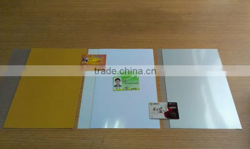 CMYK high quality print material from Meiqing factory transparent pvc rigid sheet