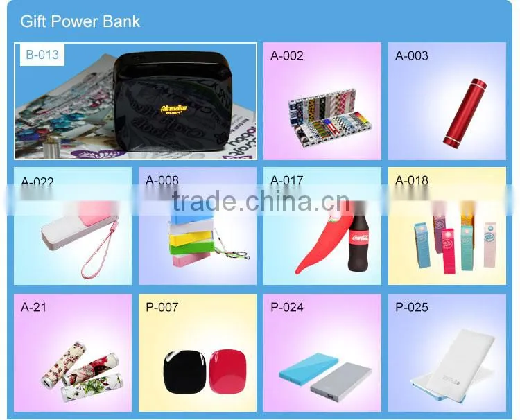 2015 promotion gift perfume power bank 2600mah