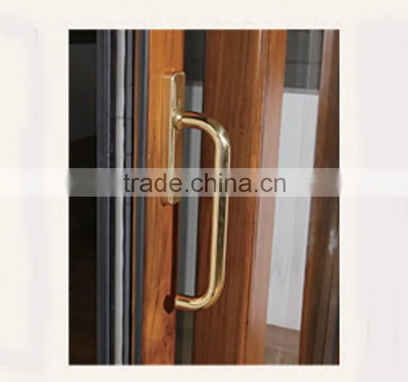 High quality sliding style aluminium wood clading windows and doors system