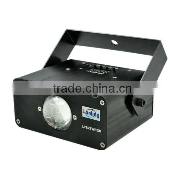 LPSC27WRGB-RC 1*27W RGB 3-in1 Remote Control Superbright Indoor LED Stobe Flash Light Aluminum housing