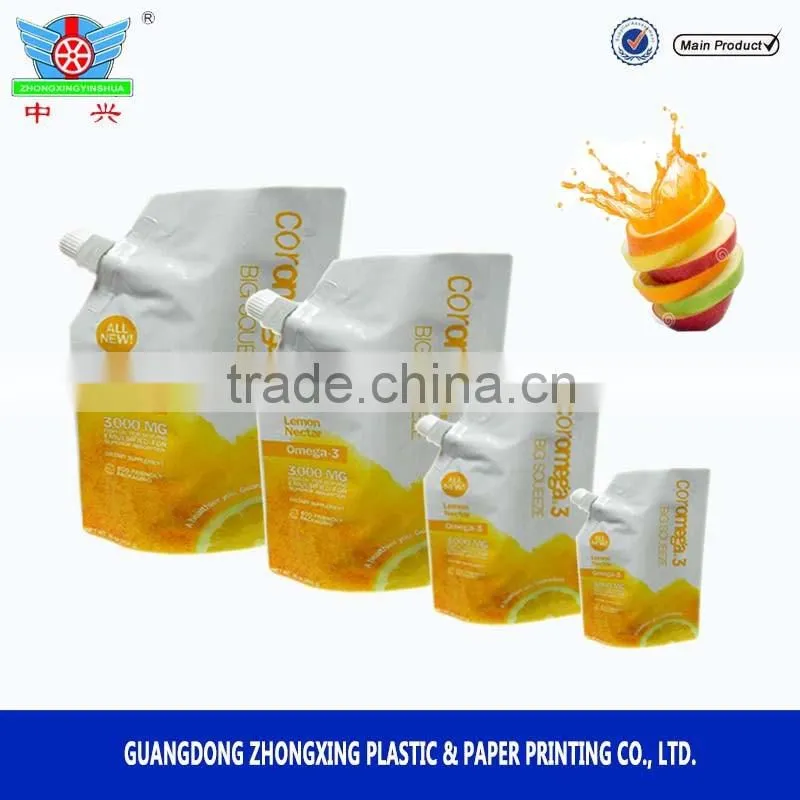 polythene bags/polythene spout bags/polythene bags for food packaging