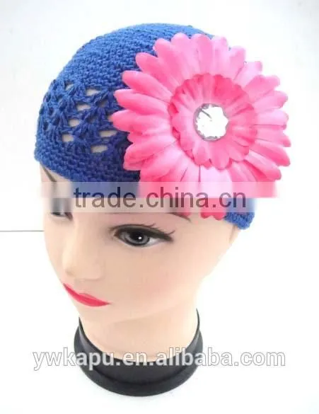 Multi colors kufi hat,childrens crochet hats