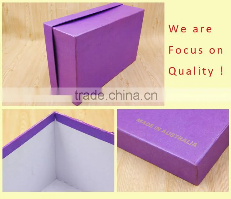 Custom Printed Empty Paper Package Cardboard Shoe Box