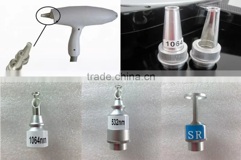High cost-perormance easy work long time continues CE approved Q Switched Nd yag laser professional tattoo removal machines