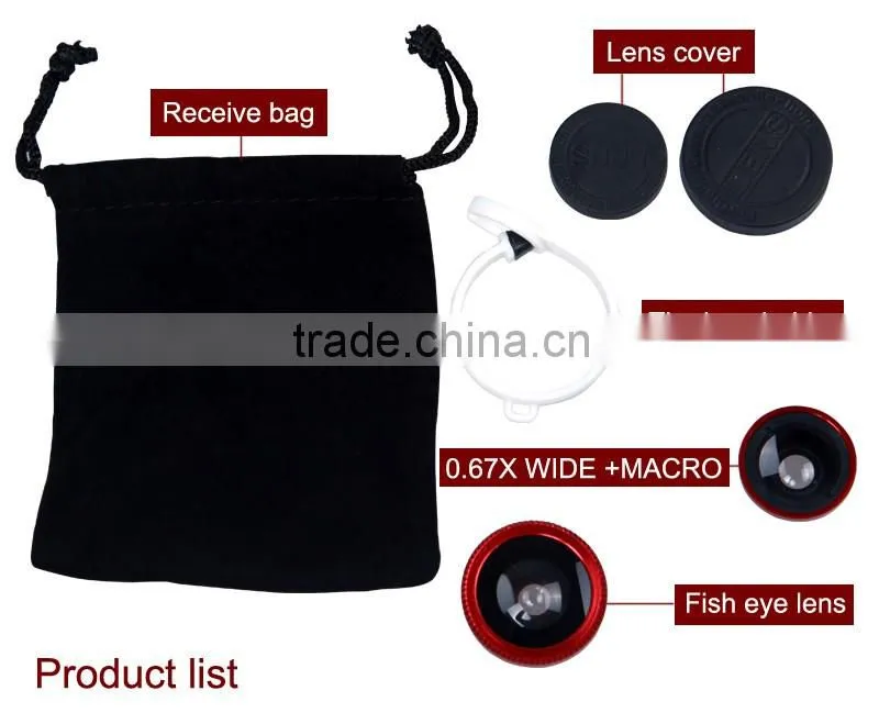 Mobile phone glass lens set for UNIVERSAL mobile phones