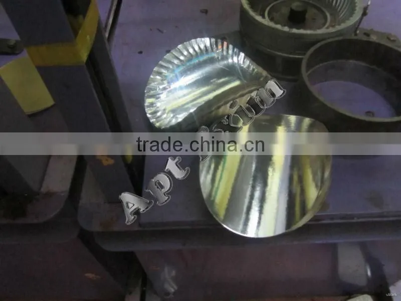 wholesale hot selling silver laminated paper plates from India