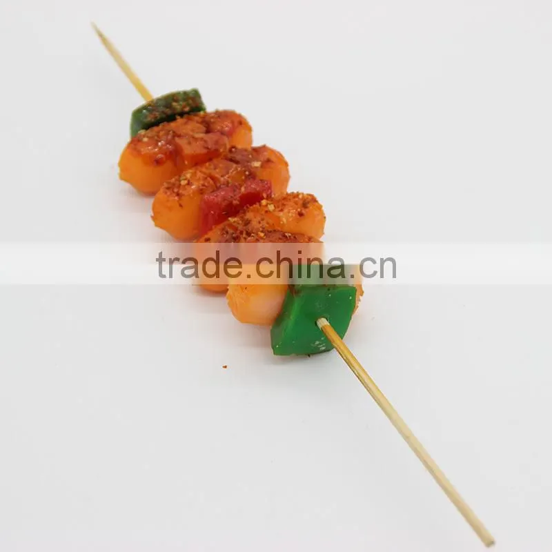 Fake plastic food for BBQ grill restaurant sales promotion /Yiwu sanqi crafts factory