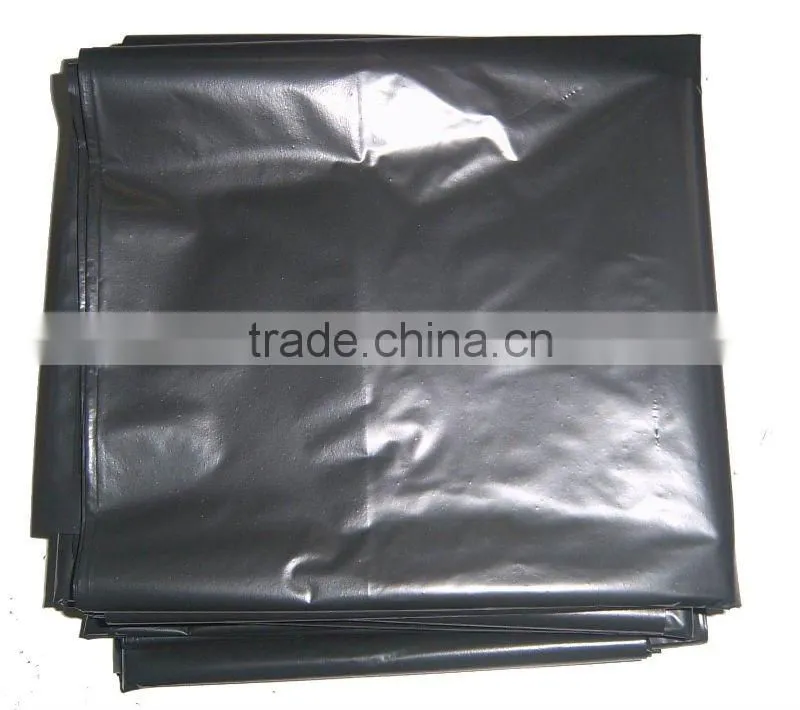 Black garbage bags