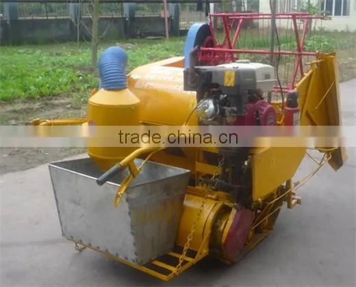 Land and mountain area mini rice harvesting machine