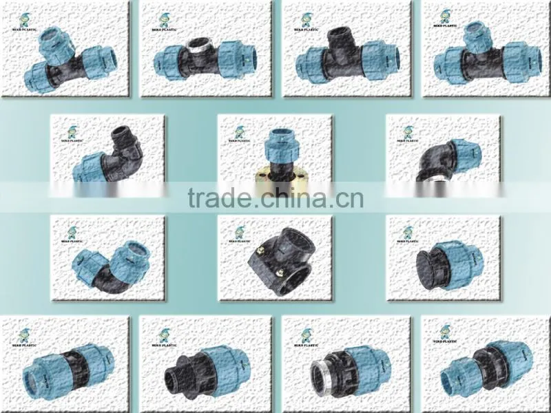 PP COMPRESSION FITTINGS,pipe fittings/agricultural,plastic fittings coupling/irrigation products