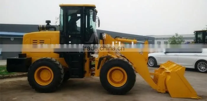 Construction articulated mini wheel loader for heavy work with 1.1m3 bucket