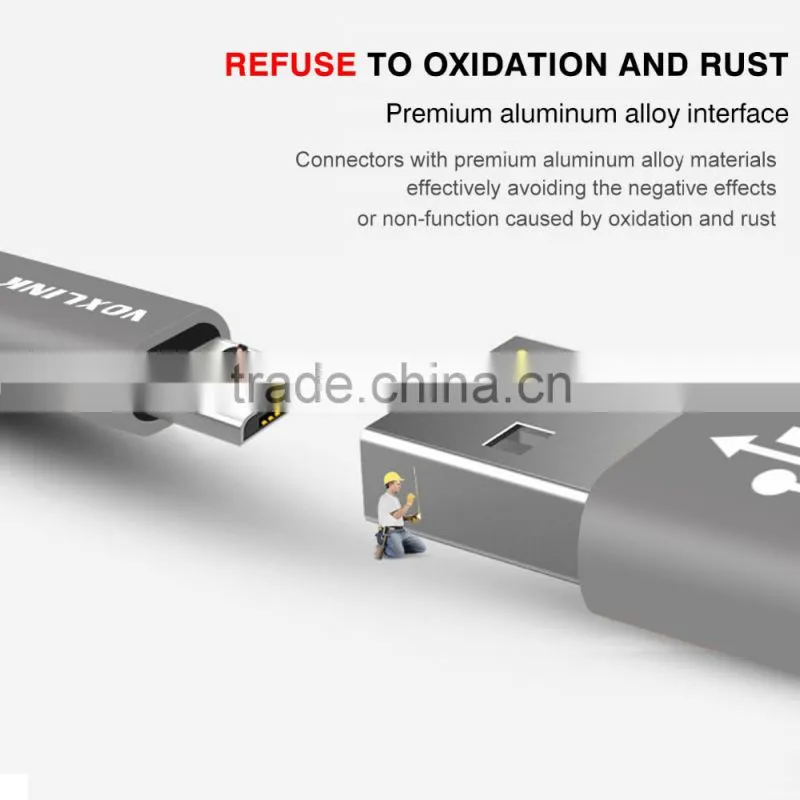 Voxlink 0.25m/1m/1.5m/2m/3m Fast Charging Data Sync Micro USB data Cable for iPhone 6 6s Plus 5s 5 iPad mini/Samsung/HTC