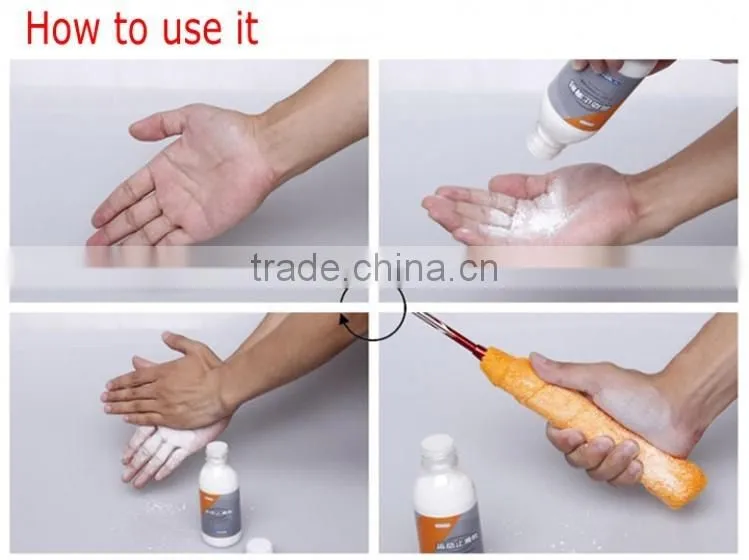 liquid gymnastic weightlifting chalk in bottle