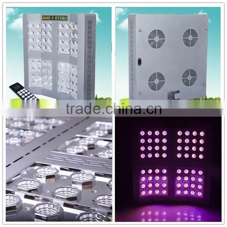 marshydro hydroponics grow light system LED grow light full spectrum 256*5W led the lamp