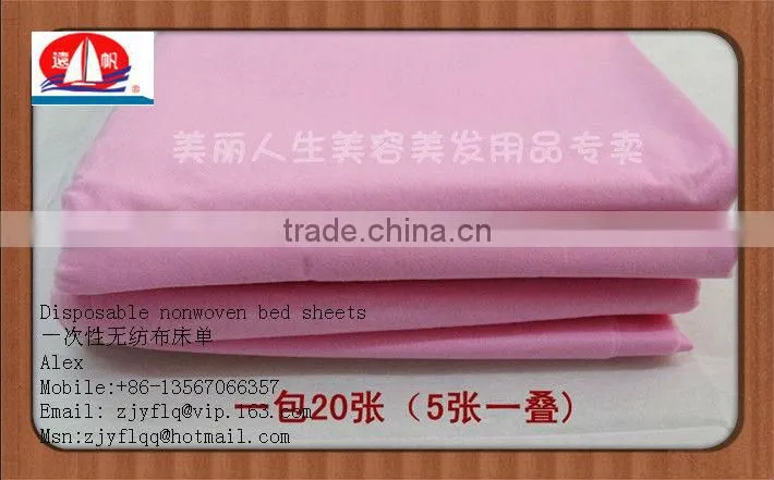 Pink nonwoven fabric