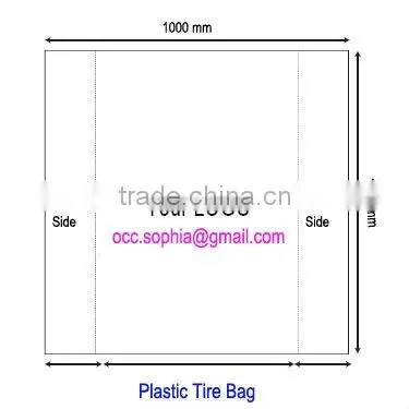 PE tire storage bag