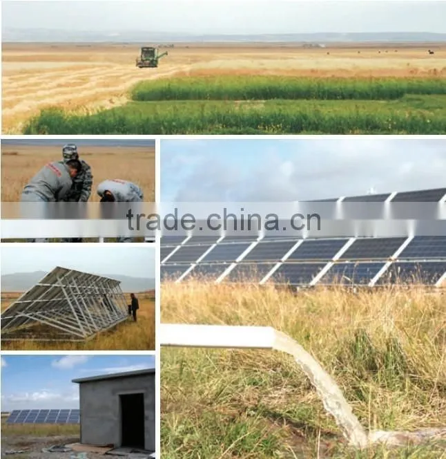 Solar pumping system used!275W Mono-Crystalline Solar Modules of full power