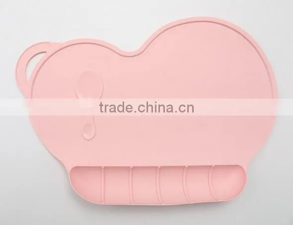 Silicone Placemat, Silicone Pad Baby Table Mat ,Waterproof Antibiosis Tableware Placemat