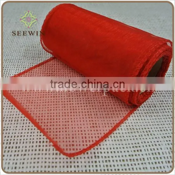 Sewn Edge 28cm Organza