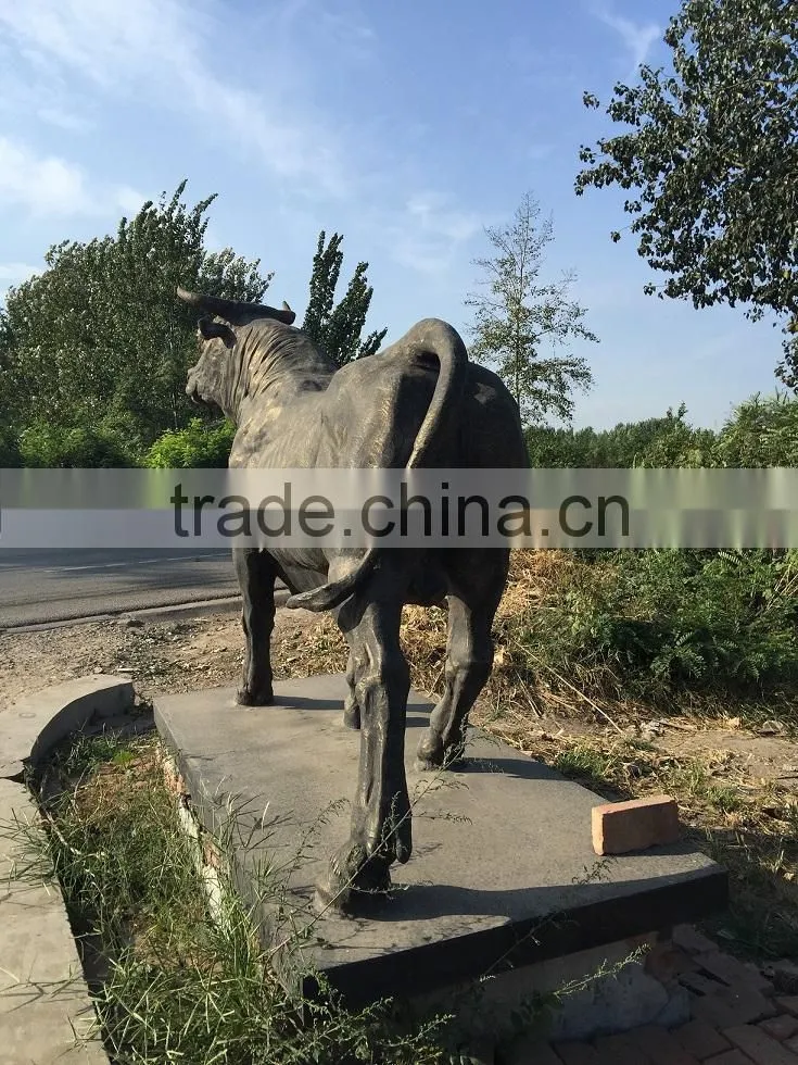 Trade Assurance garden metal animal statue cast iron bull statue supplier