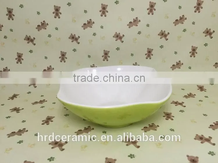 Stocked New Style Ceramic Cupcake Tray Food Dishes / salad bowl