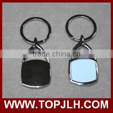 Made in china stainless steel photo frame keyring keychain for promotion