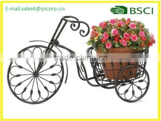 Wrought Iron Bicycle Plant Stand Summerfield Terrace Nostalgic Bicycle Home Garden Decor Iron Plant Stand