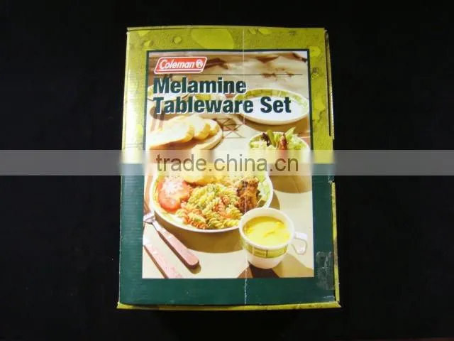 Melamine dishware set gift set