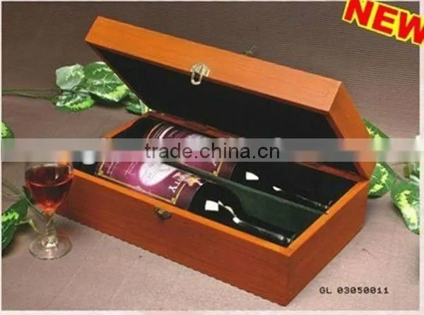 elegant wood wine box