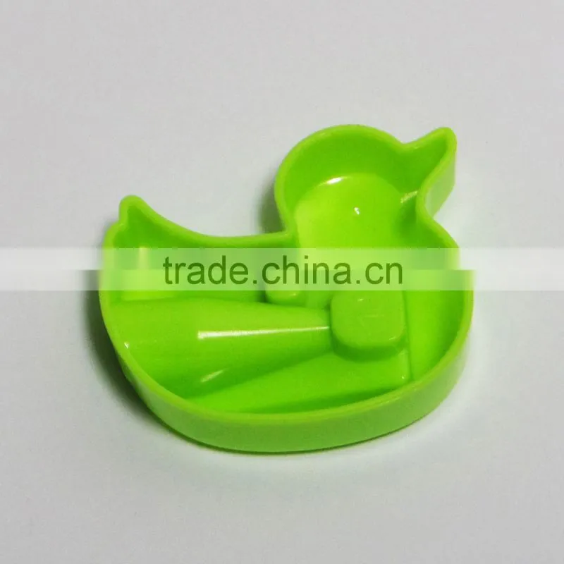 Funny plastic duck shaped pencil sharpener