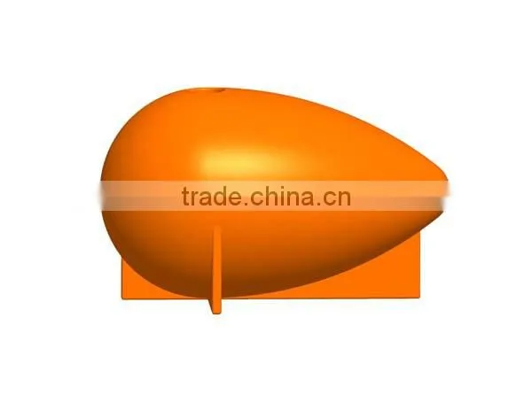 1 cavity Silicone Tray ice ball sphere ice cube green drop shape ice maker