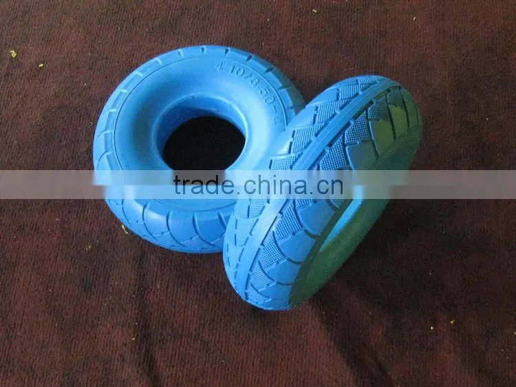 different loading solid PU wheel for hand trolley