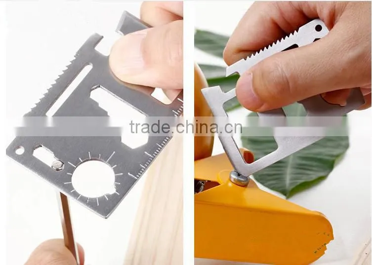 2016 Multifunction indoor & outdoor camping credit card knife