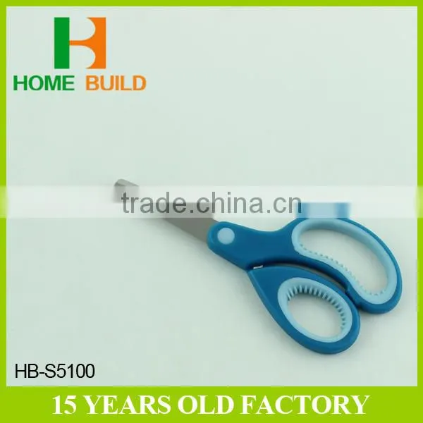Factory price HB-S5100 Soft Grip Handle Scissors For Household