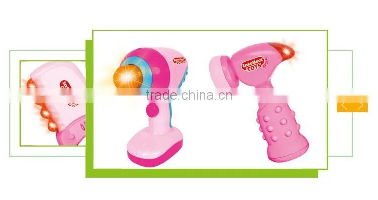 New invention plastic music toy mechanic pink baby tools