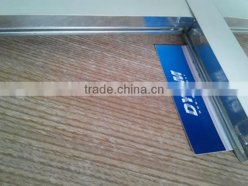 exposed ceiling grid