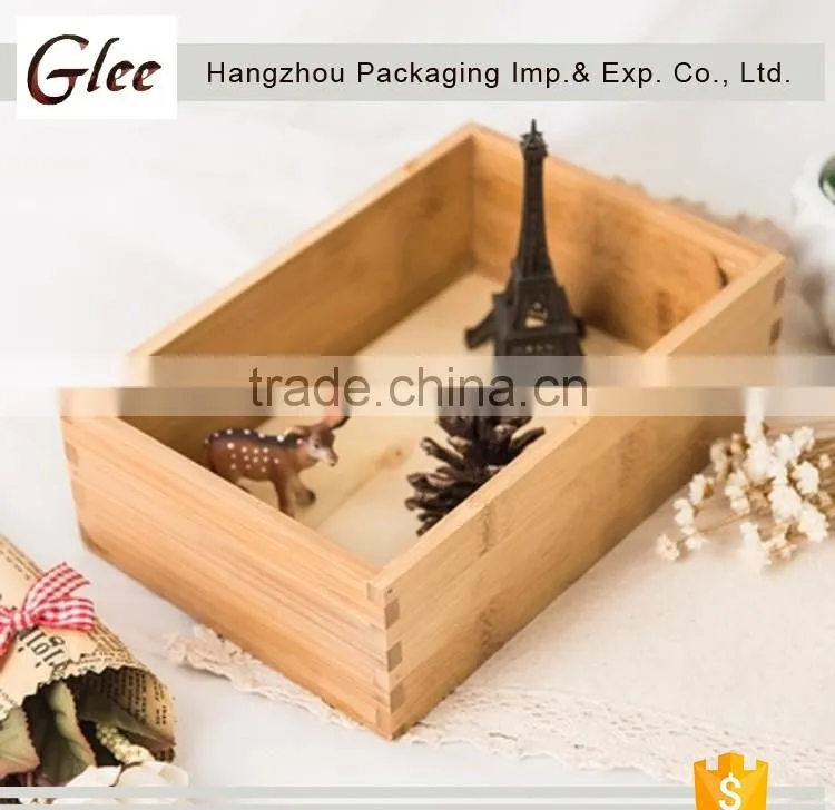 Cute simple bamboo box