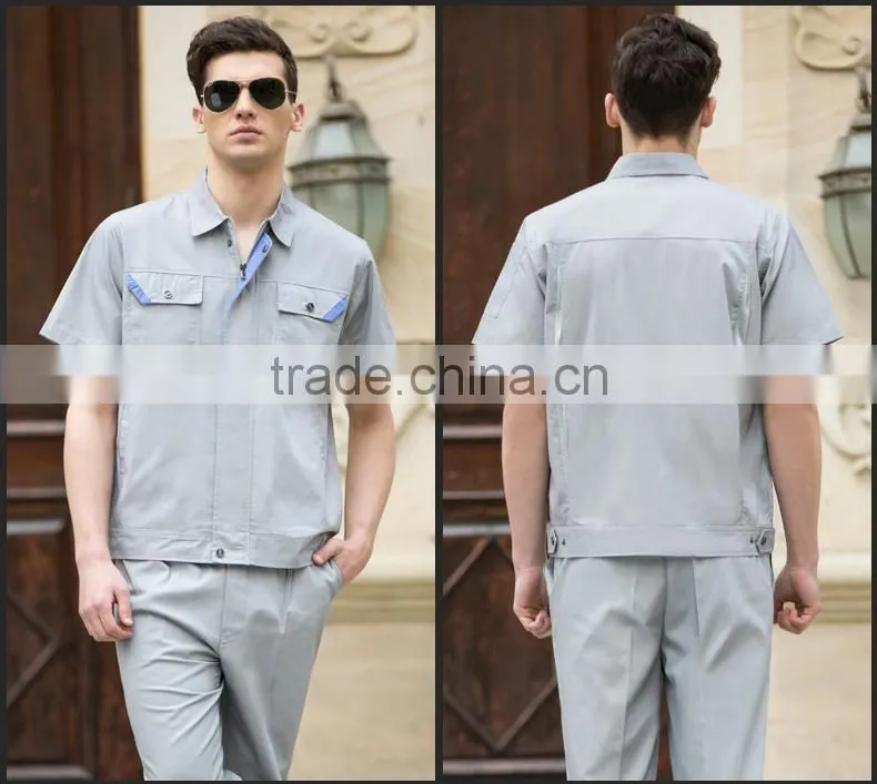 Summer short sleeve worker sets uniform labor insurance clothing