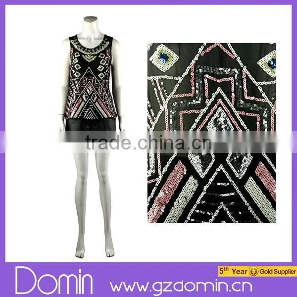 2014 Women Clothing Custom Sequin Blouse Ladies Blouses & Tops