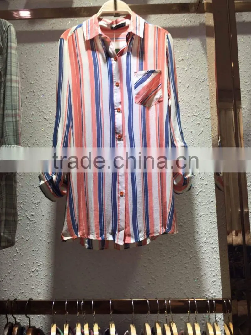 GZY embroidered shirt women stcok mixed model high quality 2017 slim comfortable cheap hot selling export china
