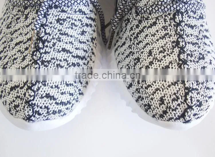 Good selling black and white color basketball shoes men with EVA outsole