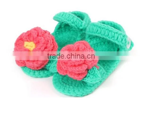 elegant nice design hot sales girl free knitting pattern baby shoes