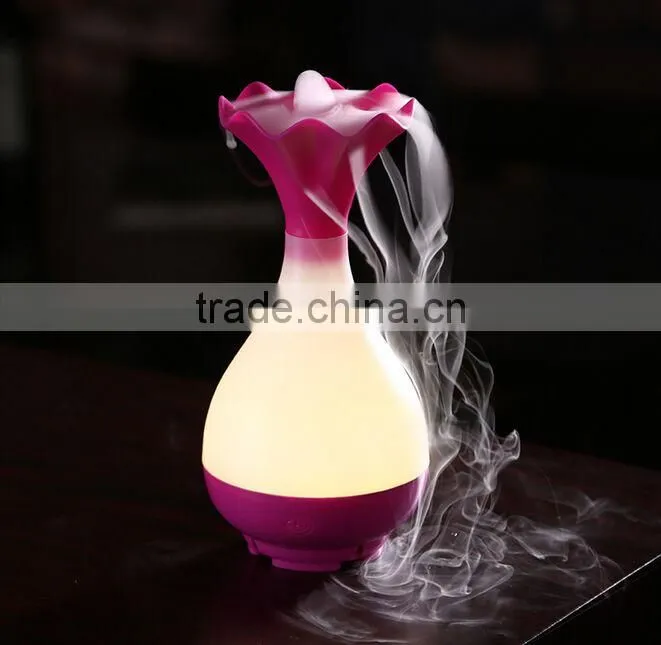 New Arrival Mini Jadenet Bottle Ultrasonic Usb Desktop Air Aromatherapy Cool Mist Humidifier With Magic Bottle LED Night Light