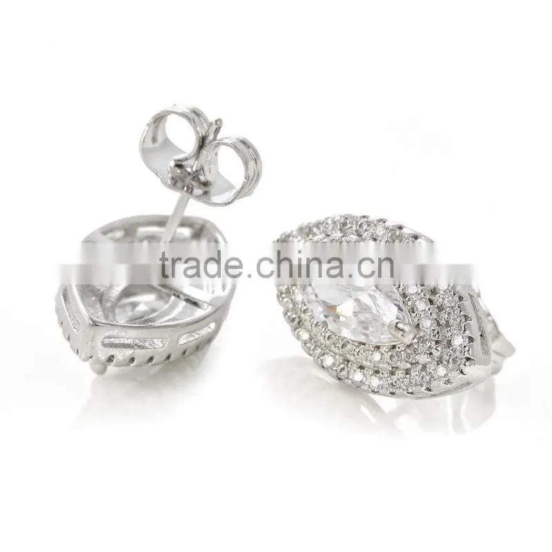 Hot sale fashion cubic earring excellent quality Zircon Stone Earring with different styles