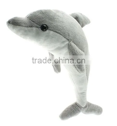 Adorable Cuddle Gray Dolphin Plush Stuffed Animal Toy