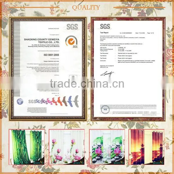 No MOQ Custom Digital Printed Window Curtain