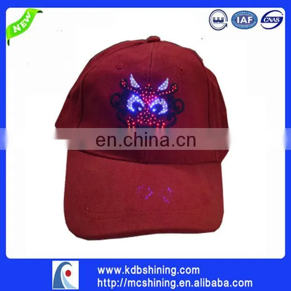 Fiber baseball Cap in a Special and Free Way to Light up Your Life